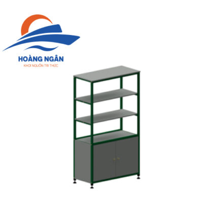 Giá đựng dụng cụ, thiết bị phòng chuẩn bị thí nghiệm
